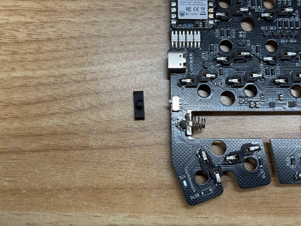 電源スイッチカバー取り付け1