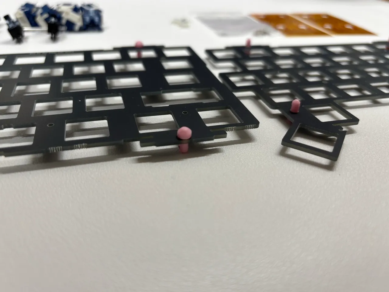 Tadpole ピンの取り付け(左側・裏返し)